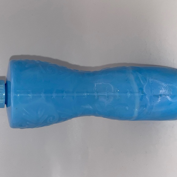 AVON Vintage Blue Roses Roses Cologne Shoe Bottle 4oz Empty - Picture 2 of 9